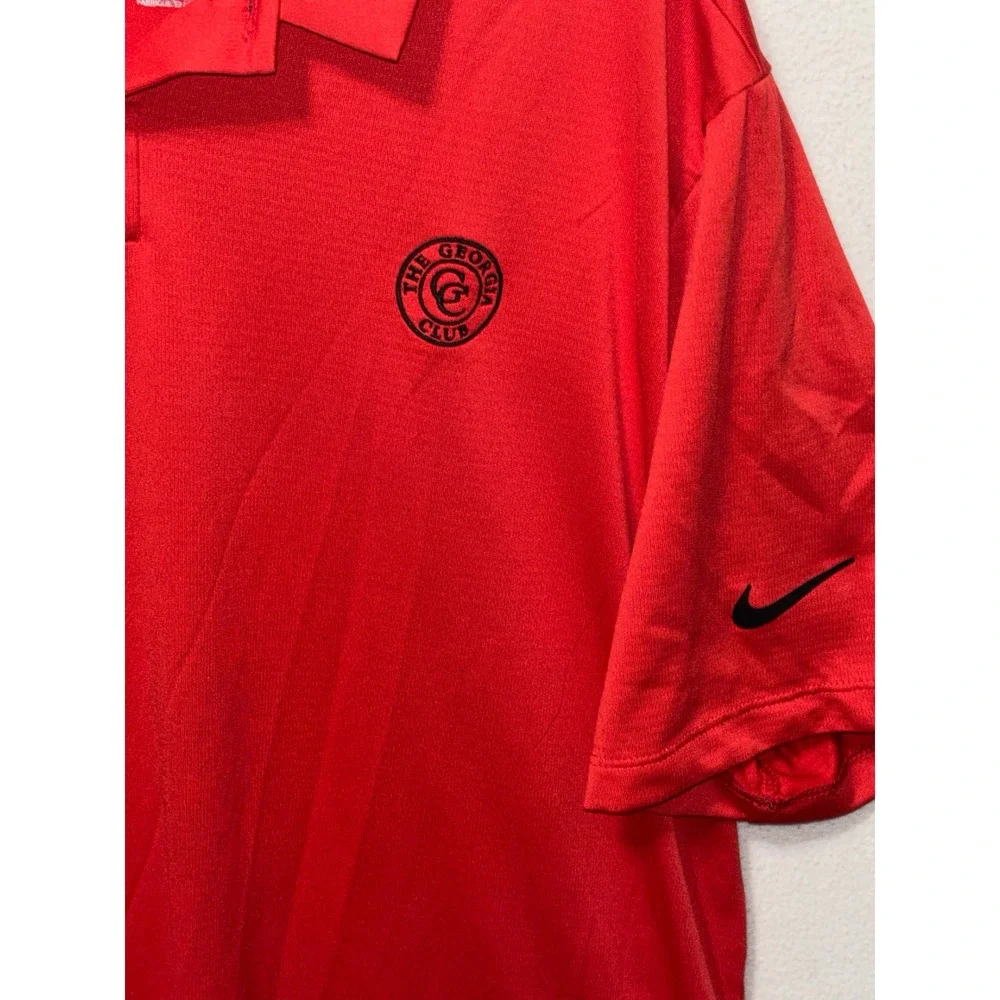 Lot of 3 Nike Golf Dri-FIT Polo Shirts Mens XL Orange‎ Red Gray Short Sleeve